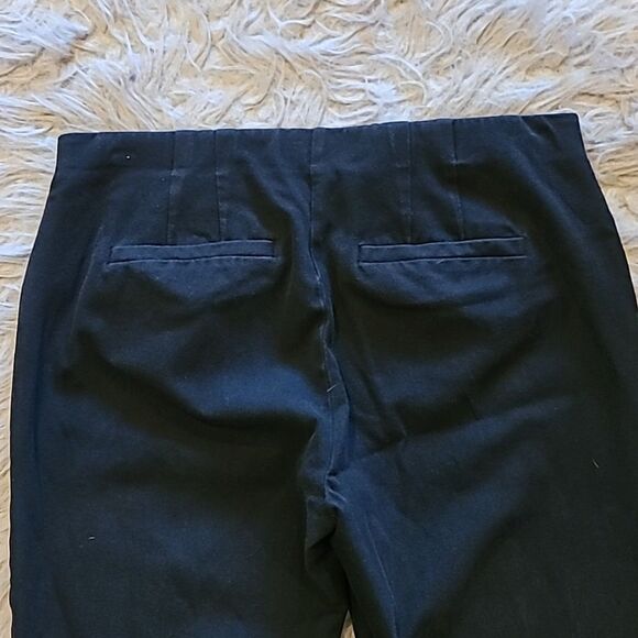 J jill premium bi stretch womens cotton stretch pullon black capris size 6 - Picture 7 of 7